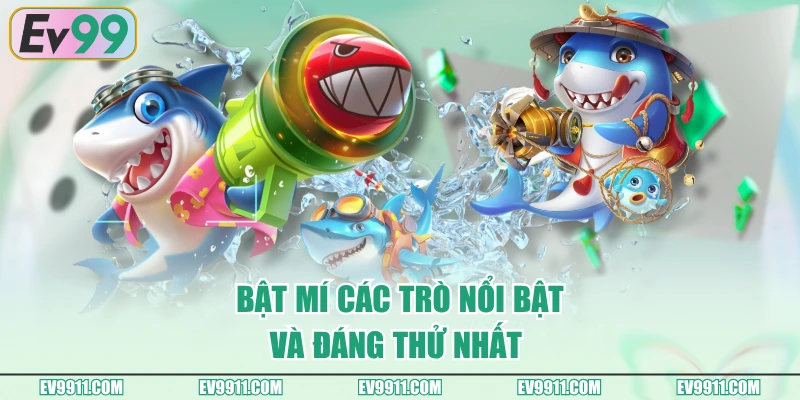 Bật mí các trò nổi bật và đáng thử nhất 